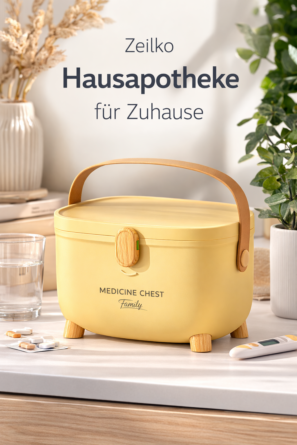 hausapotheke aufbewahrung ideen Hausapotheke Box Groß | 4 Farben, Stilvoll & Praktisch